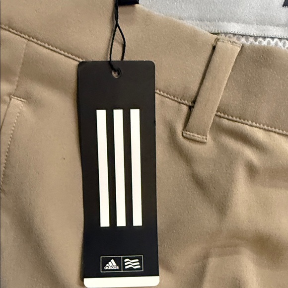 Adidas BRAND NEW WITH TAGS Men's Tan Chino/Golf Pants- 36/30 - Picture 4 of 9